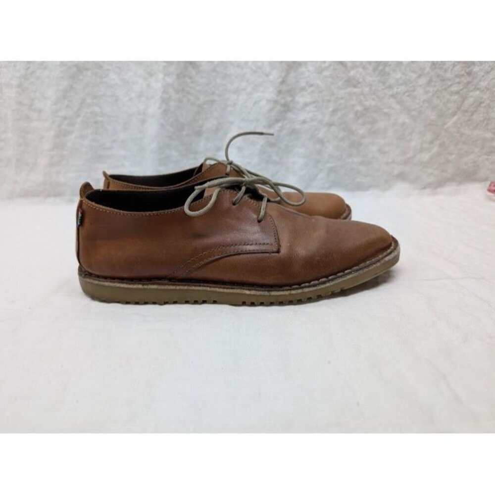 Veldskoen men's size 11.5 brown leather dress shoe office, business casual SH1